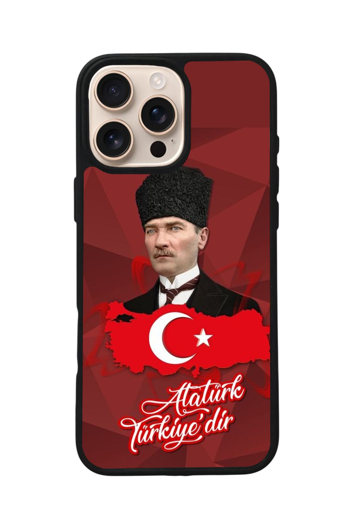Aksel Kılıf Apple iPhone 15 Pro Uyumlu Baskılı,Mat Siyah,Yumuşak Silikon,Koruyucu,Şok Emici Kapak,Kılıf