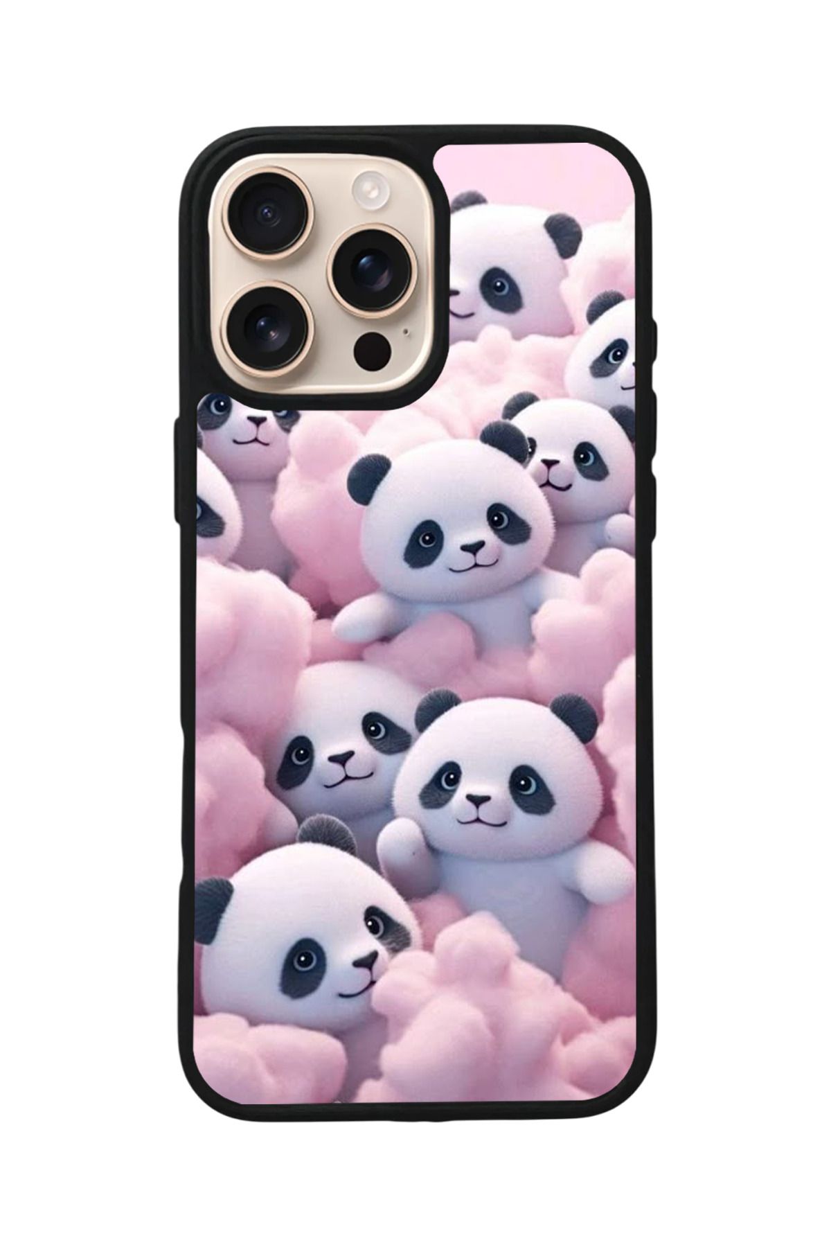Aksel Kılıf Apple iPhone 15 Pro Uyumlu Baskılı,Mat Siyah,Yumuşak Silikon,Koruyucu,Şok Emici Kapak,Kılıf