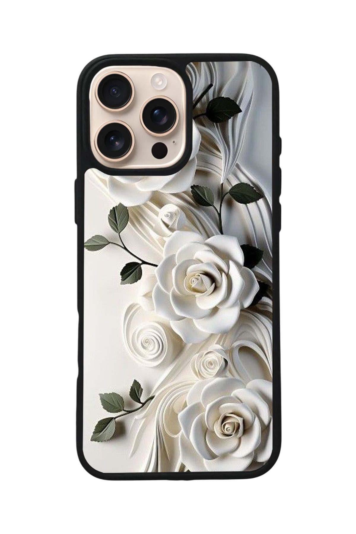 Aksel Kılıf Apple iPhone 15 Pro Uyumlu Baskılı,Mat Siyah,Yumuşak Silikon,Koruyucu,Şok Emici Kapak,Kılıf
