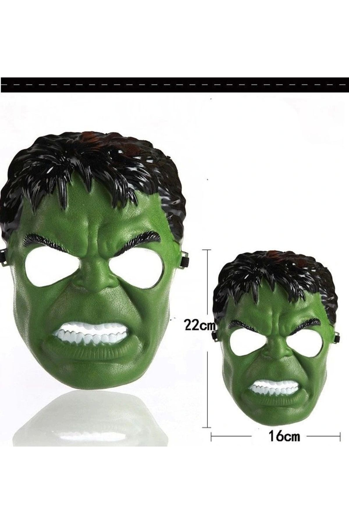 OurStyles Yeşil Renk Süper Kahraman Dev Adam Hulk Maskesi
