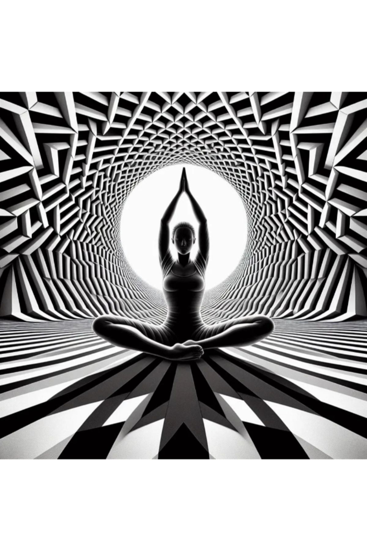 NOMOTHETIC Lotus Güneş Portalı – 3D Yoga İllüzyon Dekoru