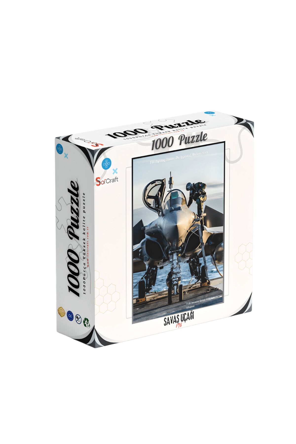 Soi Craft 1000 Parça Puzzle Savaş Uçağı F16