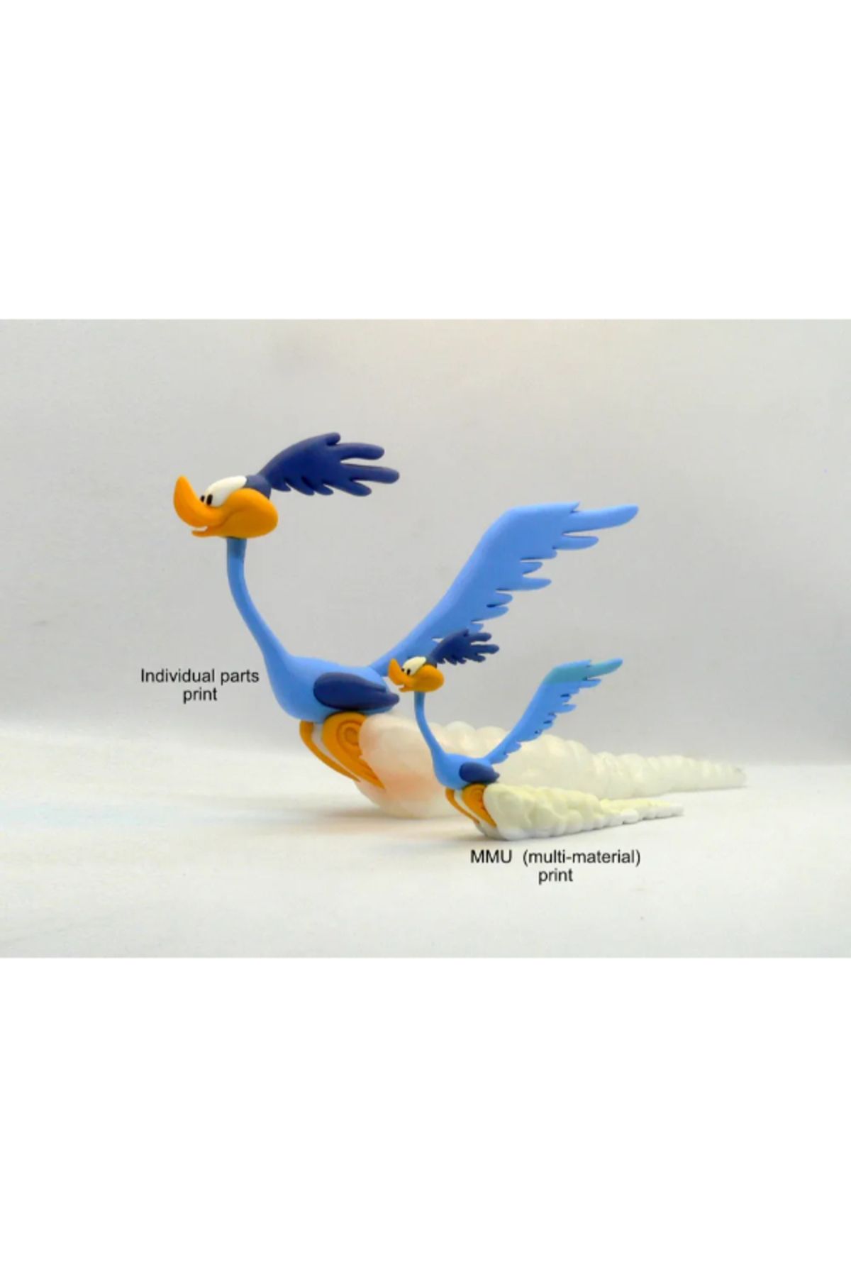 NOMOTHETIC Road Runner Figürü – MMU (Çok Renkli) 3D Baskı Versiyon