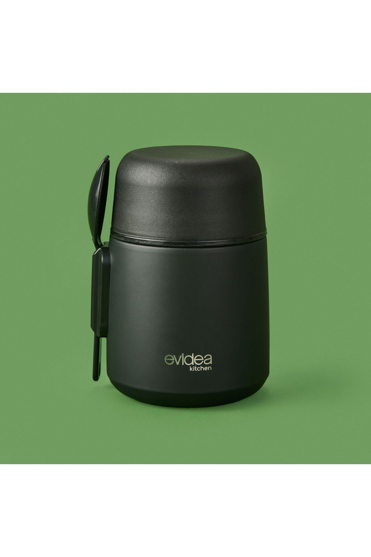 ASPARTAM Kitchen Yemek Termosu - Siyah - 500 ml
