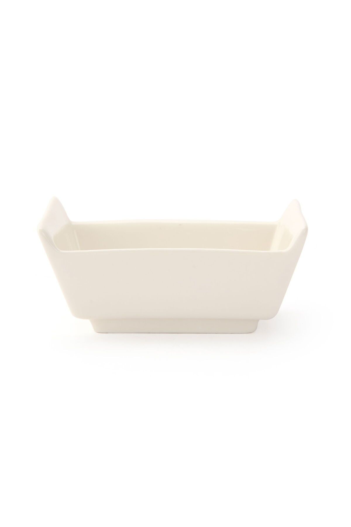 ASPARTAM Porselen Vagon Servis Kasesi - Beyaz - 11x7 cm