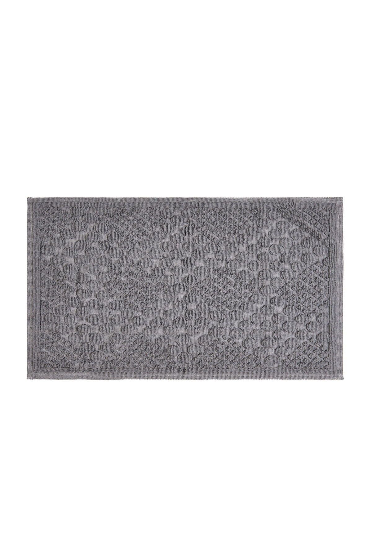 MATMEL Soft Kağan 2'li Banyo Paspası - Gri - 60x100 cm + 50x60 cm