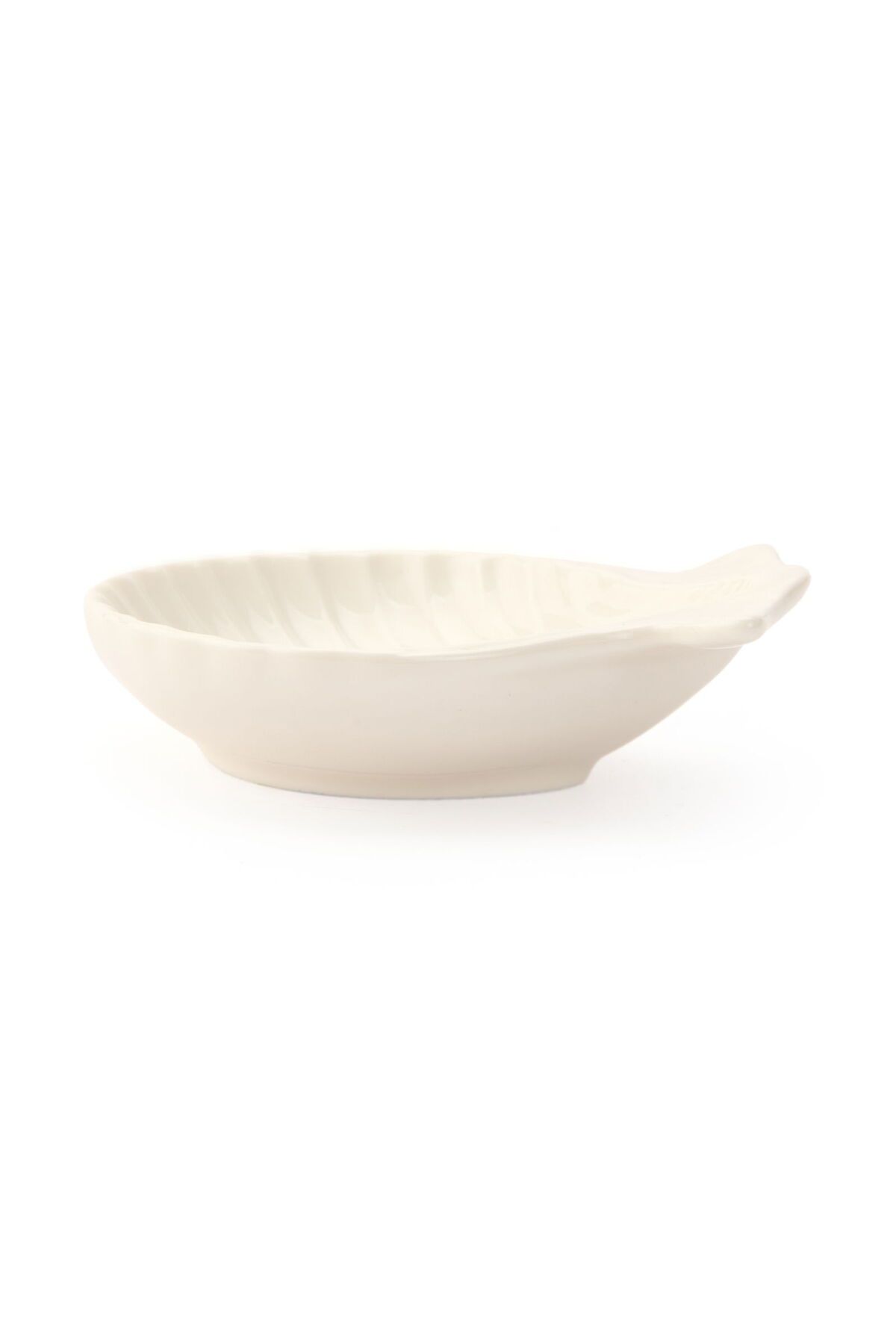 ASPARTAM Porselen İstiridye Kase - Beyaz - 10x9 cm