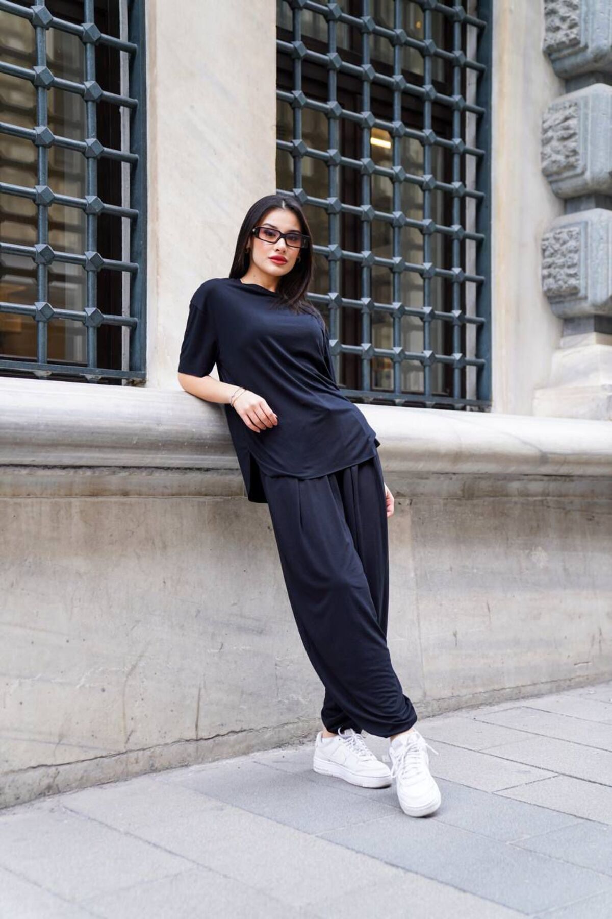 MODA şalvarlı 2li takım
