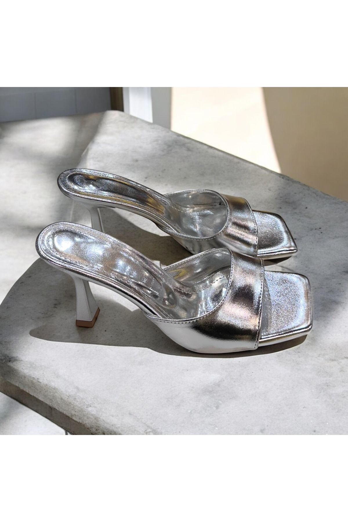 runa shoes topuklu rugan terlik