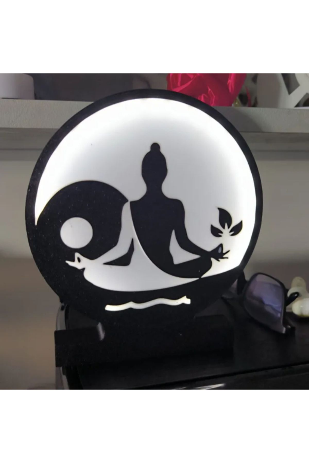 NOMOTHETIC Yoga & Meditasyon Işık Kutusu – Ruhsal Dekor Aksesuarı