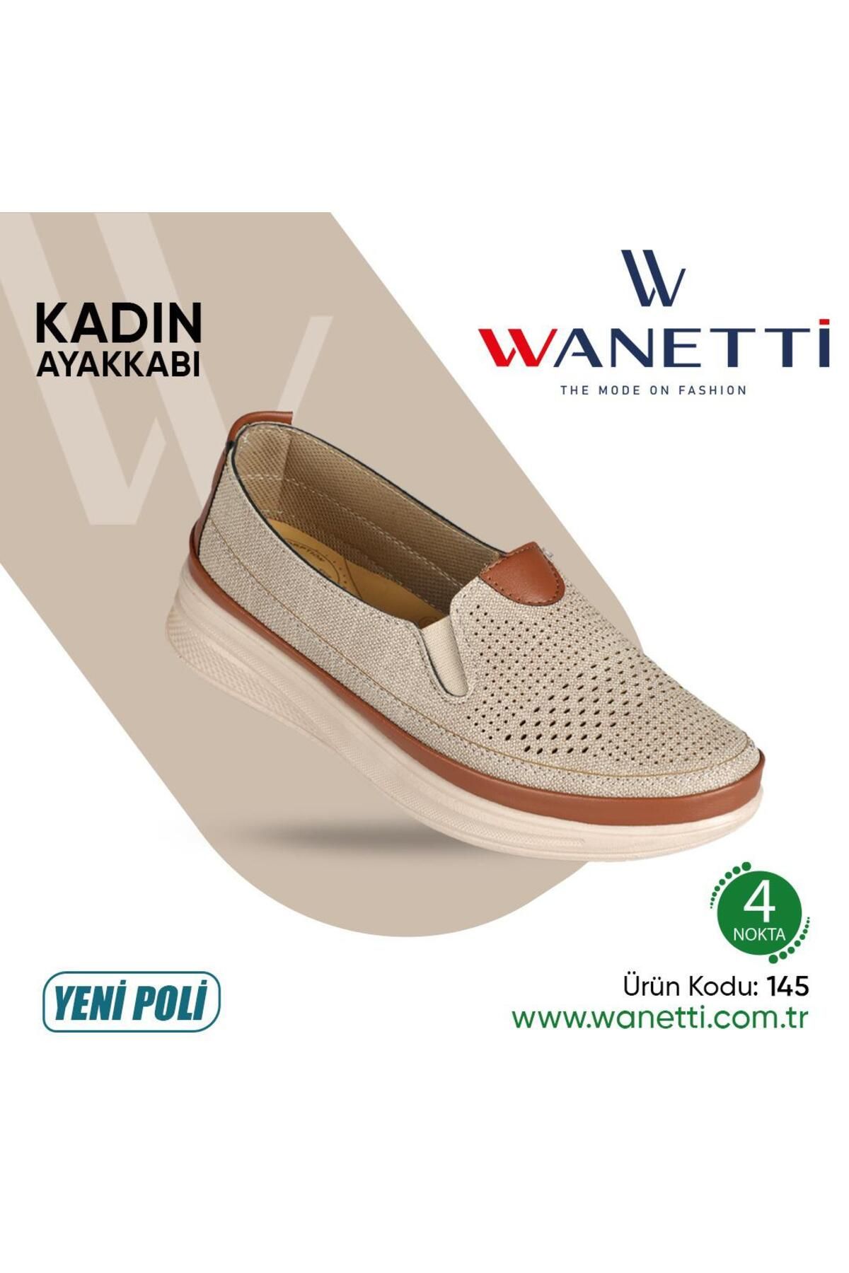 Wanetti Tam Ortopedik Günlük rahat konforlu Yumuşak Hafif Taban Genç Kadın Ayakkabı