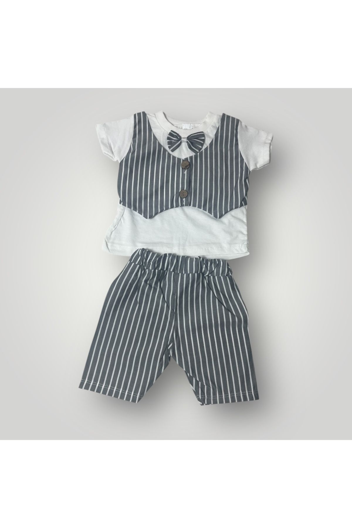 BİANCOFİGLİO bebek şortlu takım