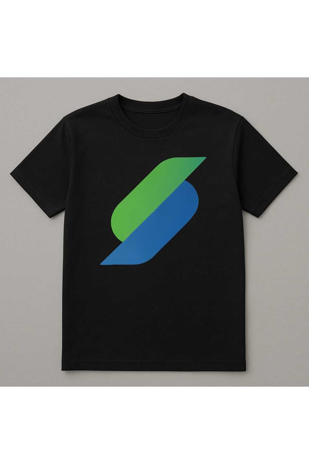 MAGORS GraffTee Mavi Yeşil Baskılı T-shirt