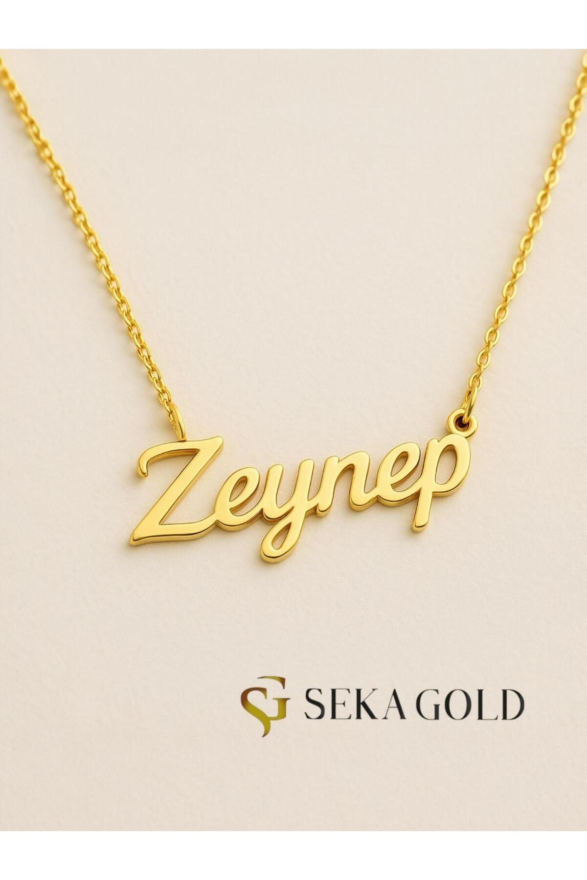 Seka gold İsim Kolye