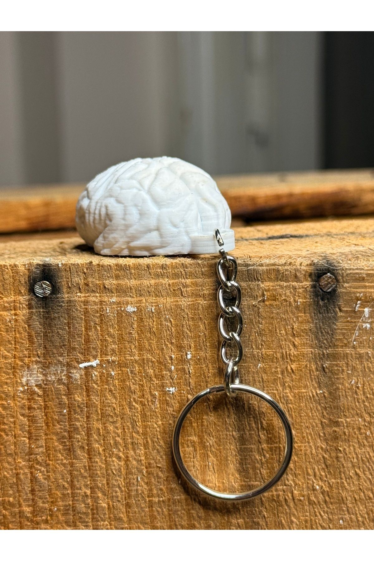 Chamelon Studio-Brain Shaped Keychain |   Use It Keychain |   Brain Keychain Set of 2 3