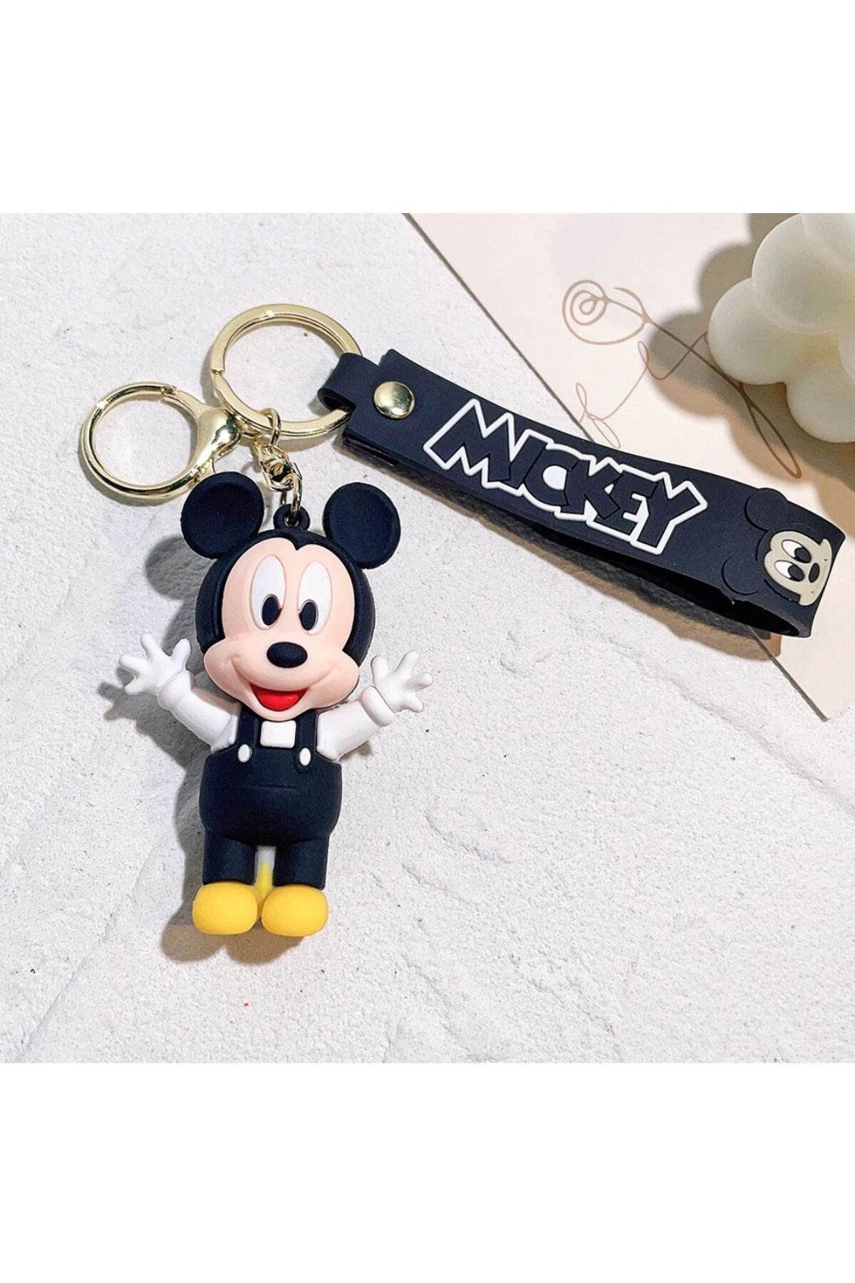 demirosa MİCKEY MAUSE SİLİKON ANAHTARLIK ÇANTA VE OTOMOBİL AKSESUARI