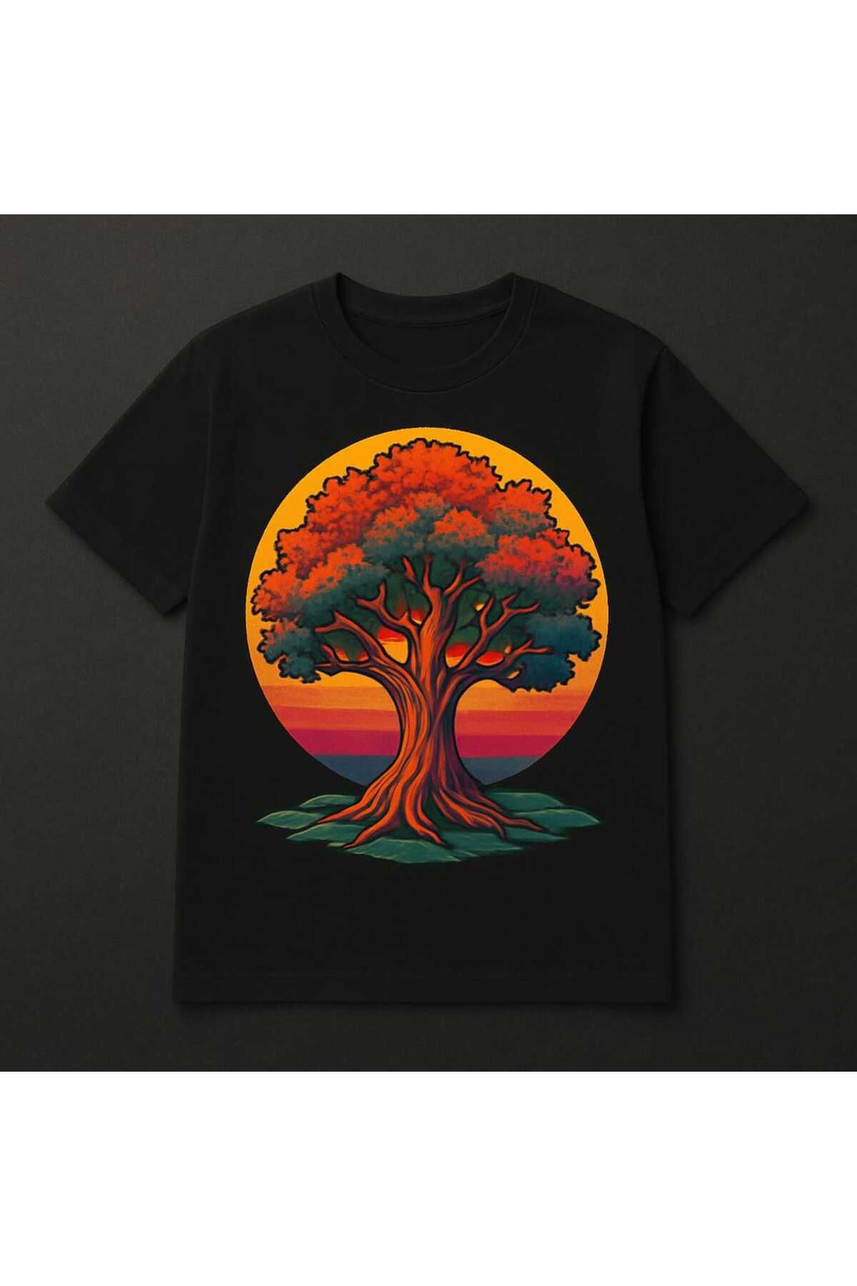 MAGORS GraffTee Ağaç Baskılı T-shirt