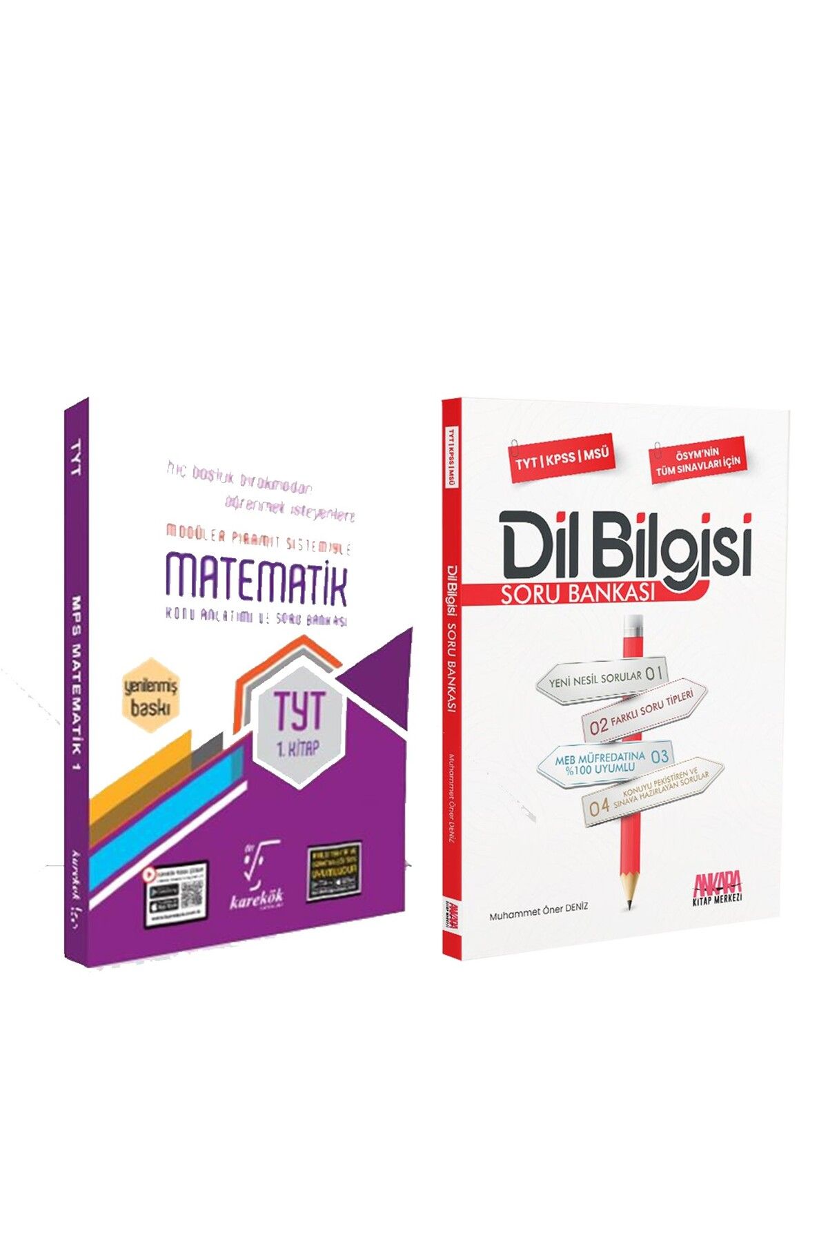 Ankara Kitap Merkezi Karekök TYT Matematik Konu Anlatımı ve Soru Bankası 1. Kitap ve AKM Dil Bilgisi Seti 2 Kitap