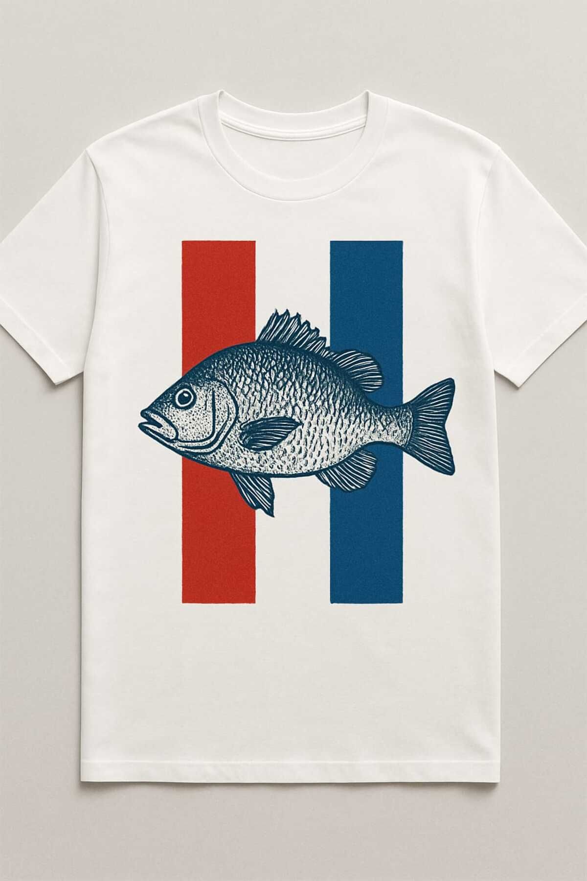 MAGORS GraffTee Fish Baskılı T-shirt