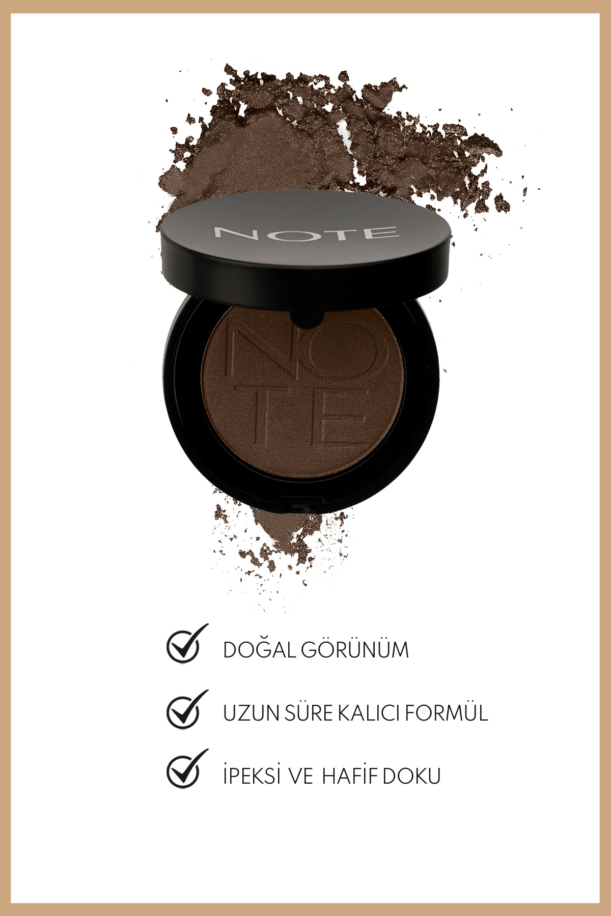 سایه چشم  قهوه ای Note Cosmetics | ESHD LUM.SILK MO اورجینال - تصویر 2