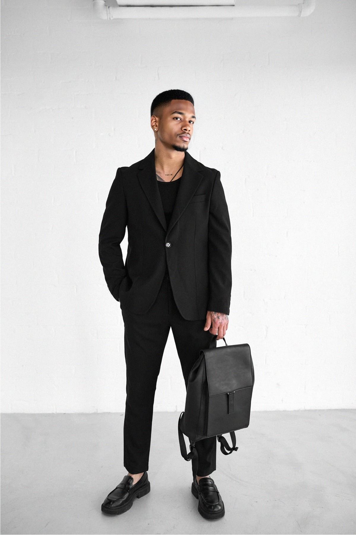 ablukaonline Erkek Slim Fit Takım Elbise Siyah