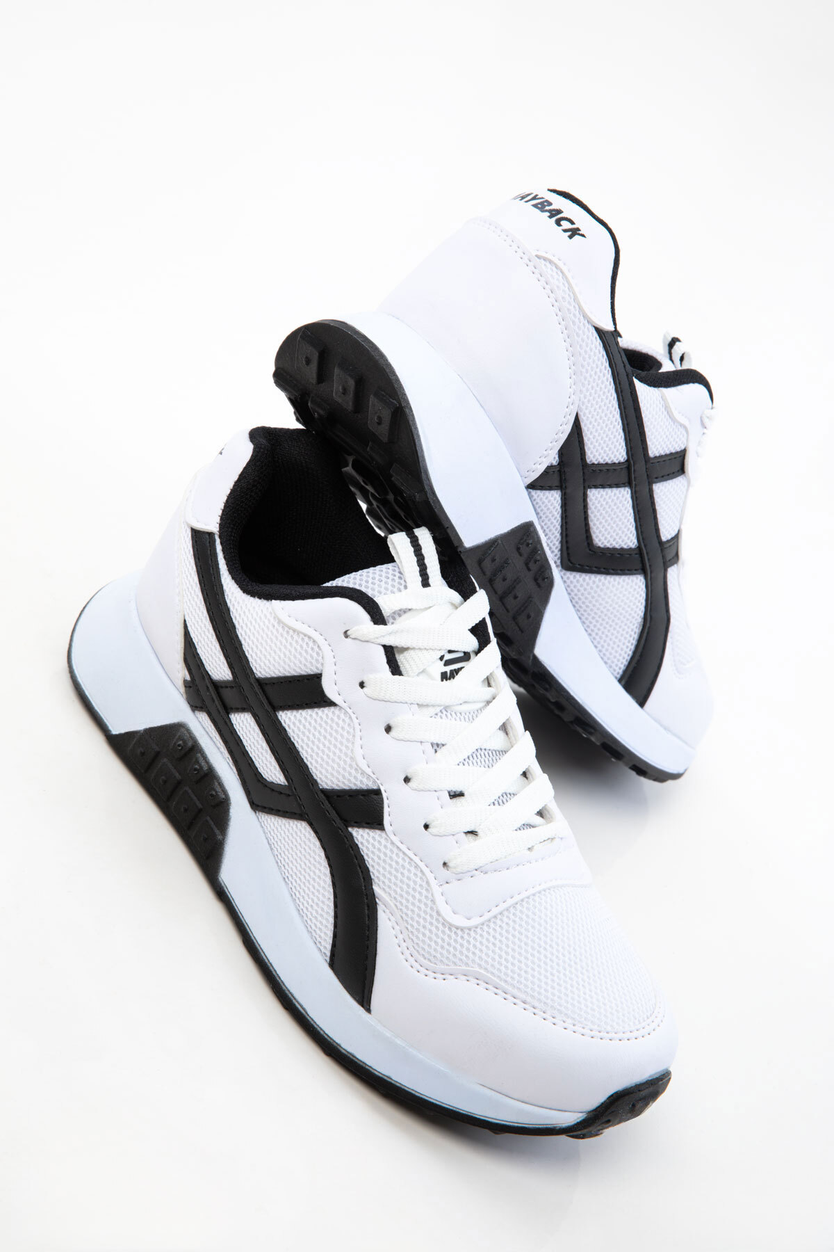 SOHO  Beyaz-Siyah Kadın Sneaker 20654 - Görsel 3