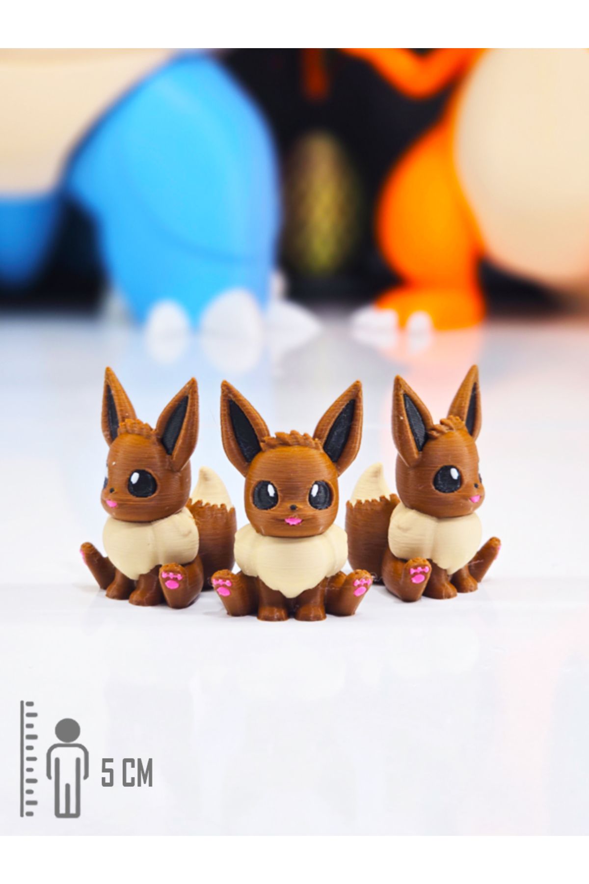 Suelo Butik Pokemon Eevee Figürü Pokemon Figür Oyuncakları 5 Cm (1 Adet)