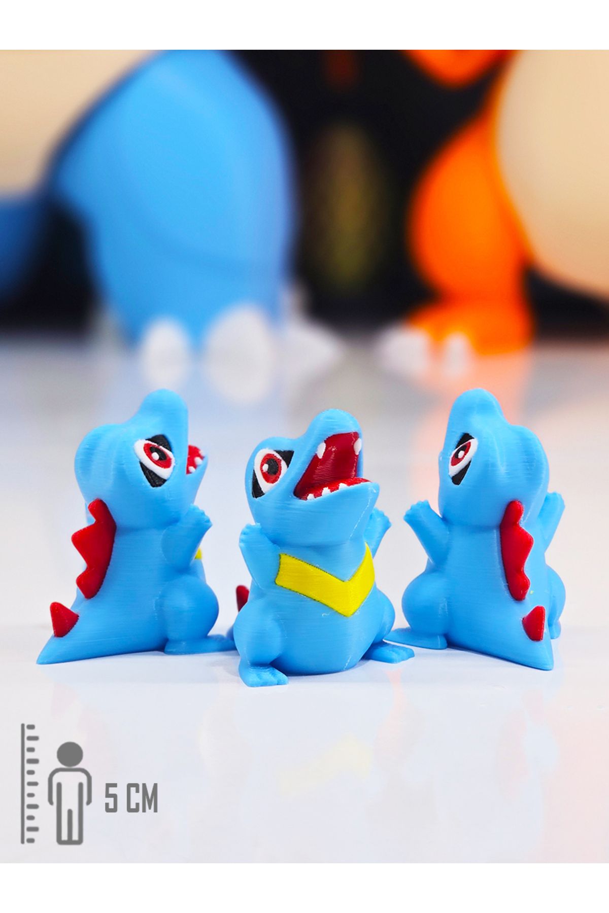 Suelo Butik Pokemon Totodile Figürü Pokemon Figür Oyuncakları 5 Cm (1 Adet)
