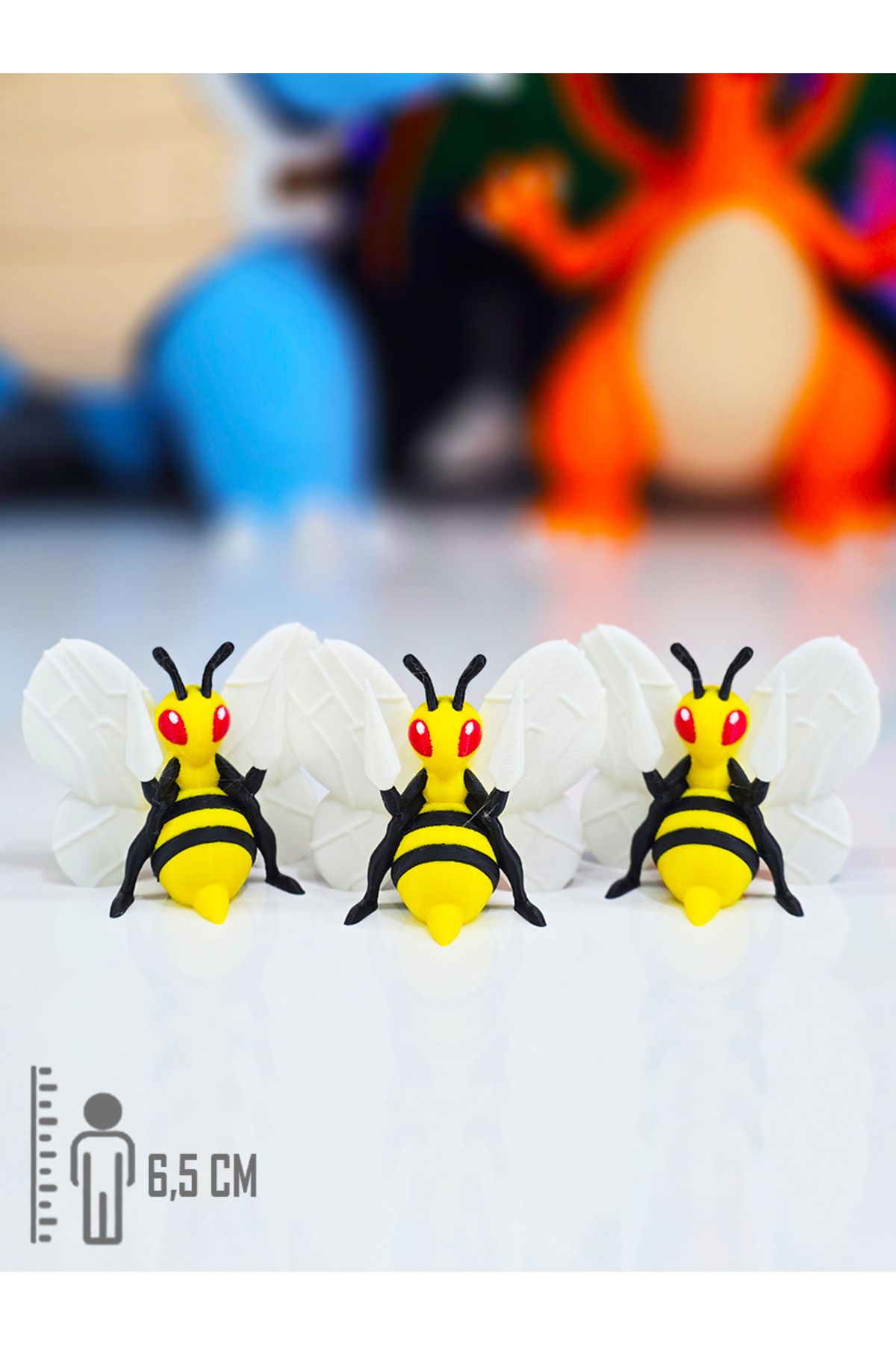 Suelo Butik Pokemon Beedrill Figürü Pokemon Figür Oyuncakları 6,5 Cm (1 Adet)