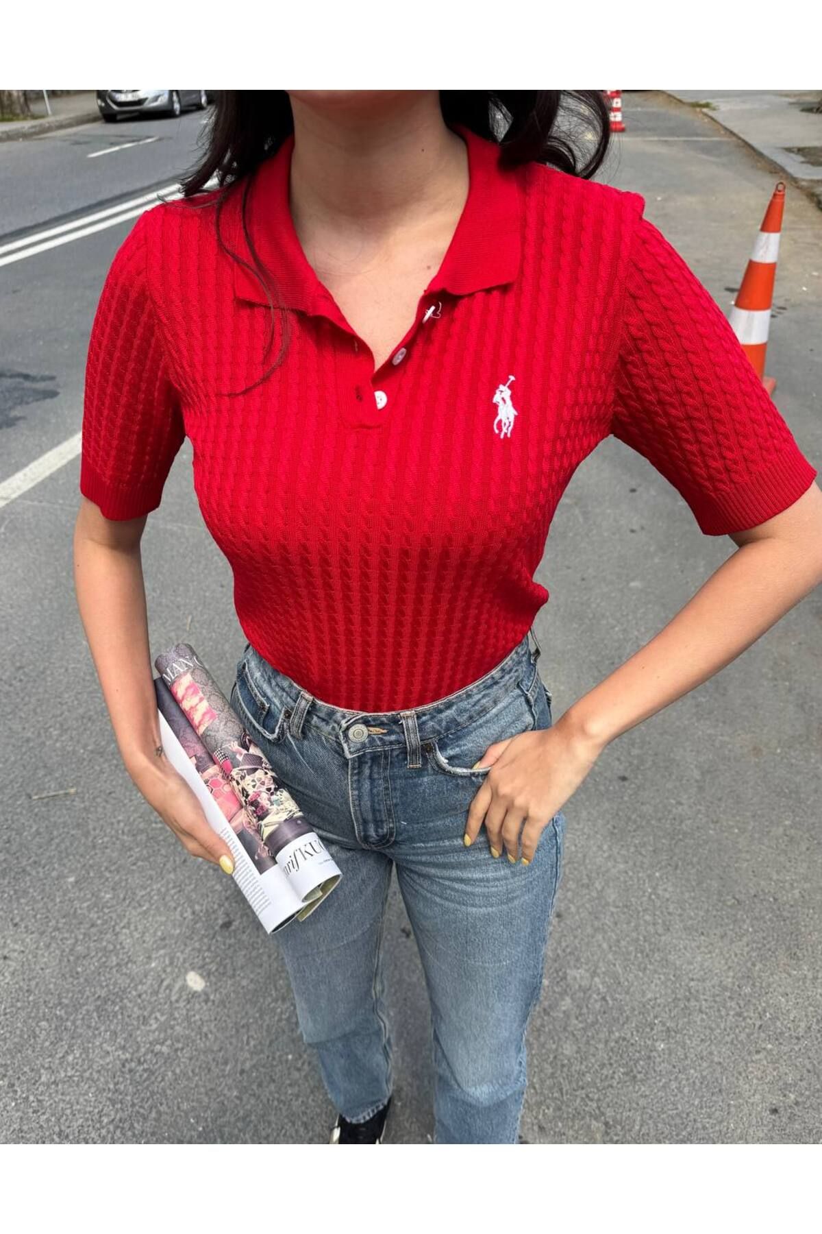 Abalı Yeni sezon triko yazlık PO LO T-shirt .