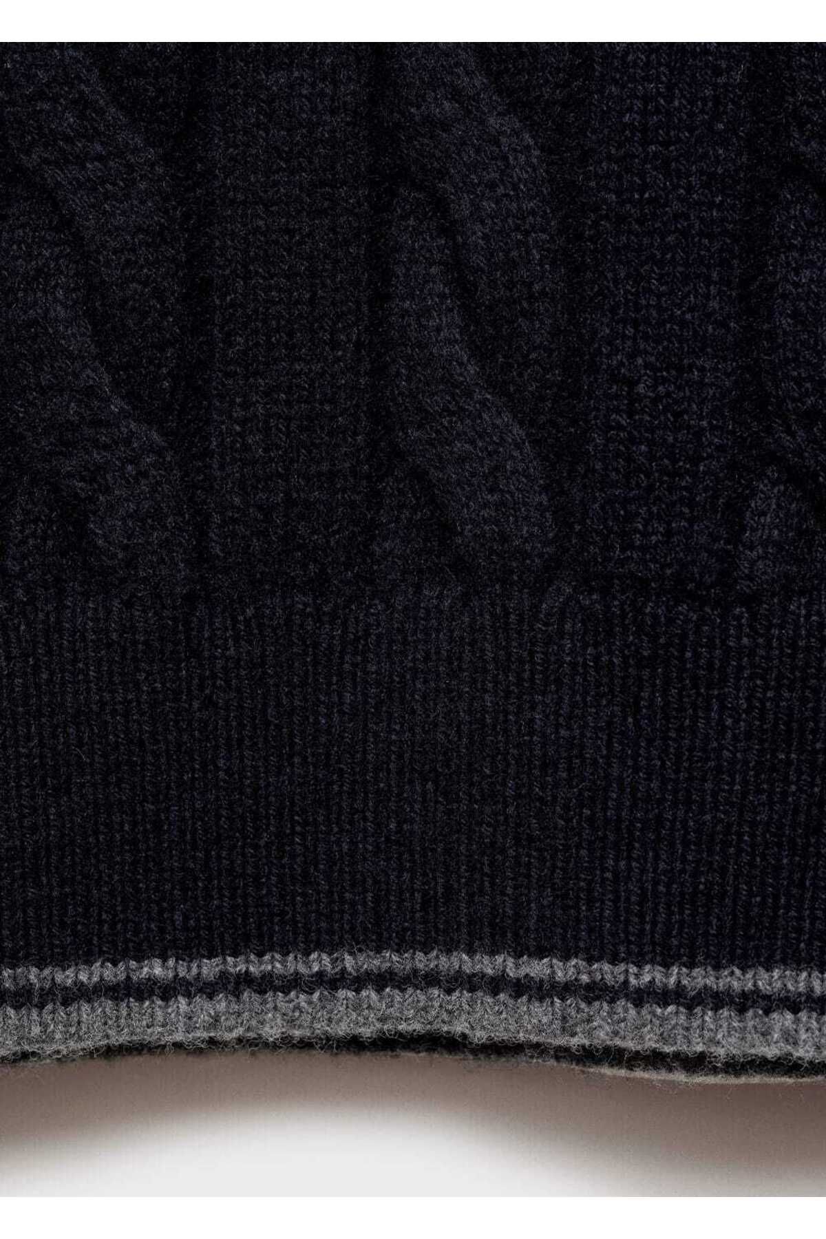 MANGO Man-Strickweste aus Wollmischung mit Muster 8