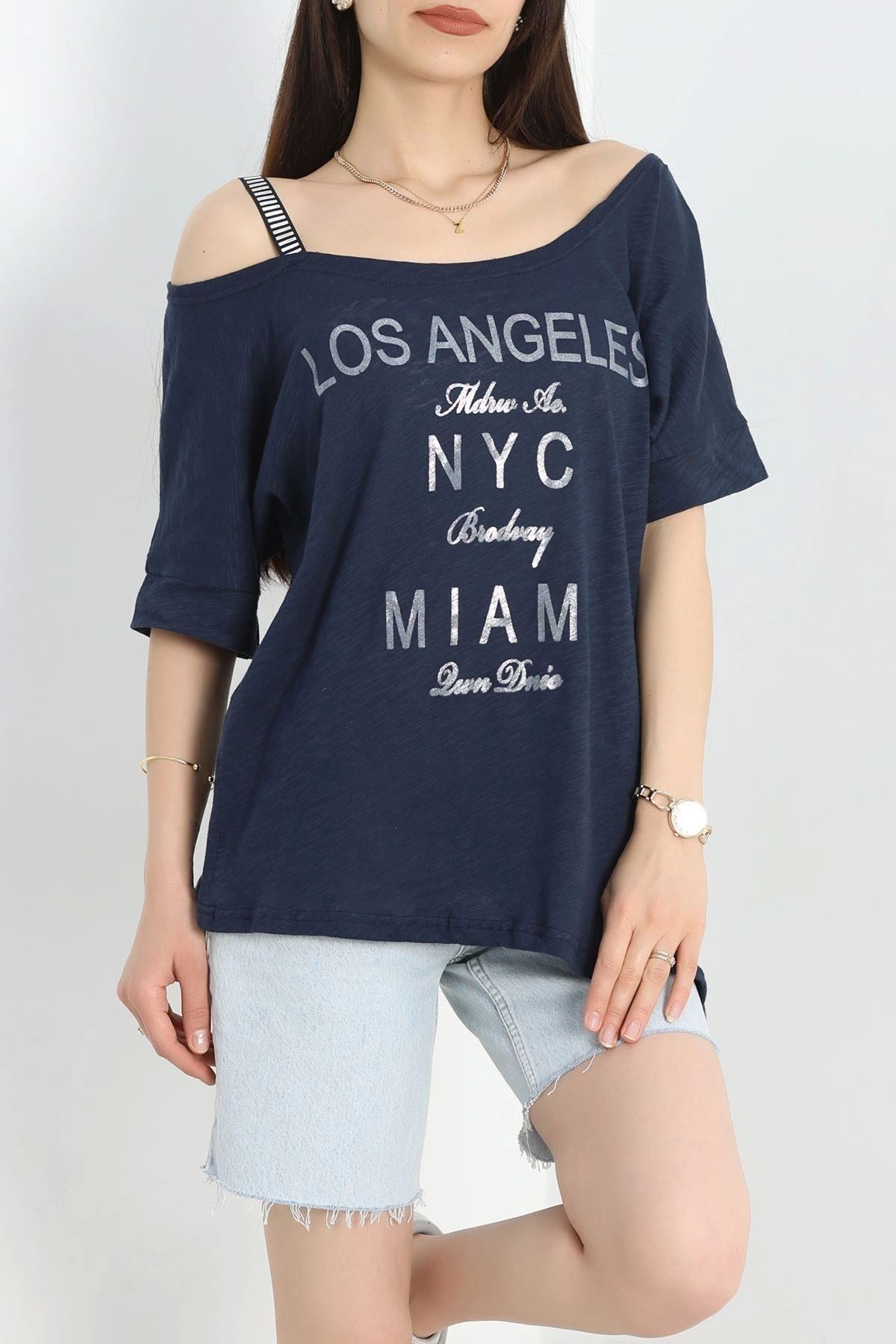 OurStyles Baskılı Tişört Ekru - 70318.1092.