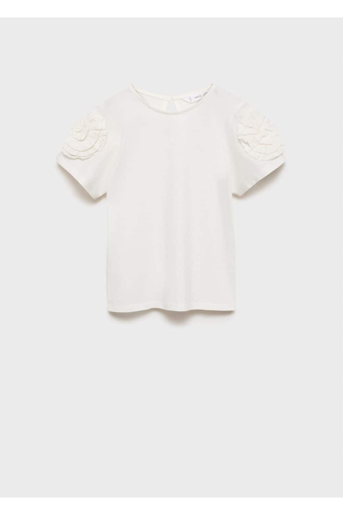 Kabartma detaylı baskılı tişört