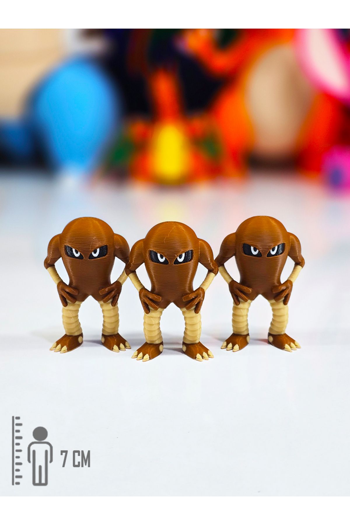 Suelo Butik Pokemon Hitmonlee Figürü Pokemon Figür Oyuncakları 7 Cm (1 Adet)