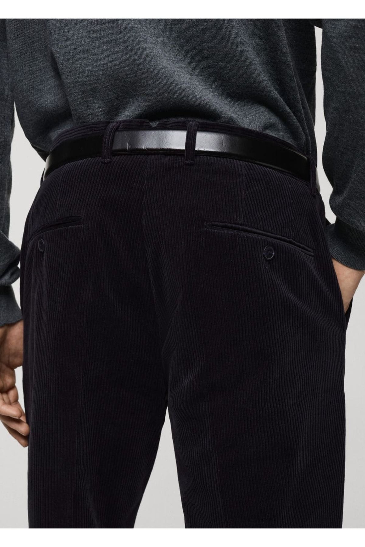 MANGO Man-Corduroy Trousers with Regular Cut 7