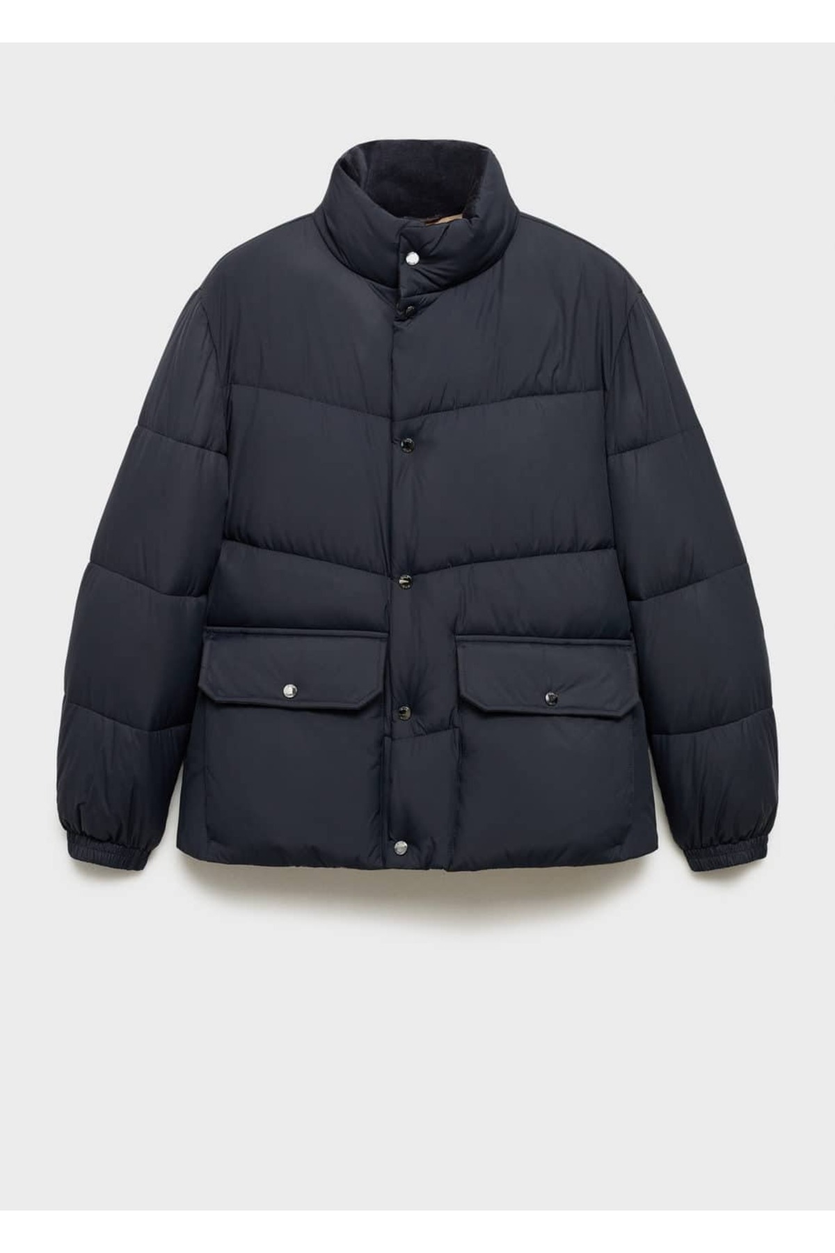 MANGO Man-Water Repellent Quilted Anorak 3