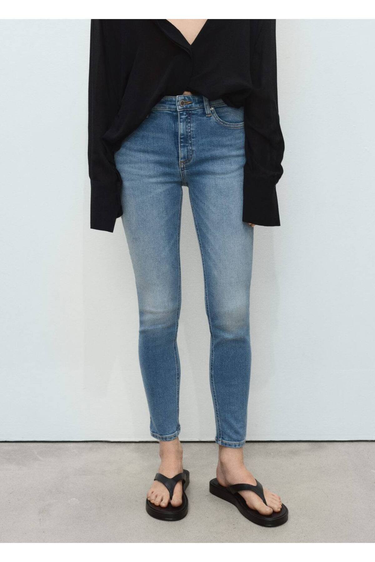 شلوار جین منگو 87084069