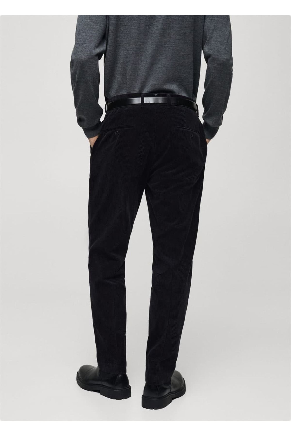 MANGO Man-Corduroy Trousers with Regular Cut 4