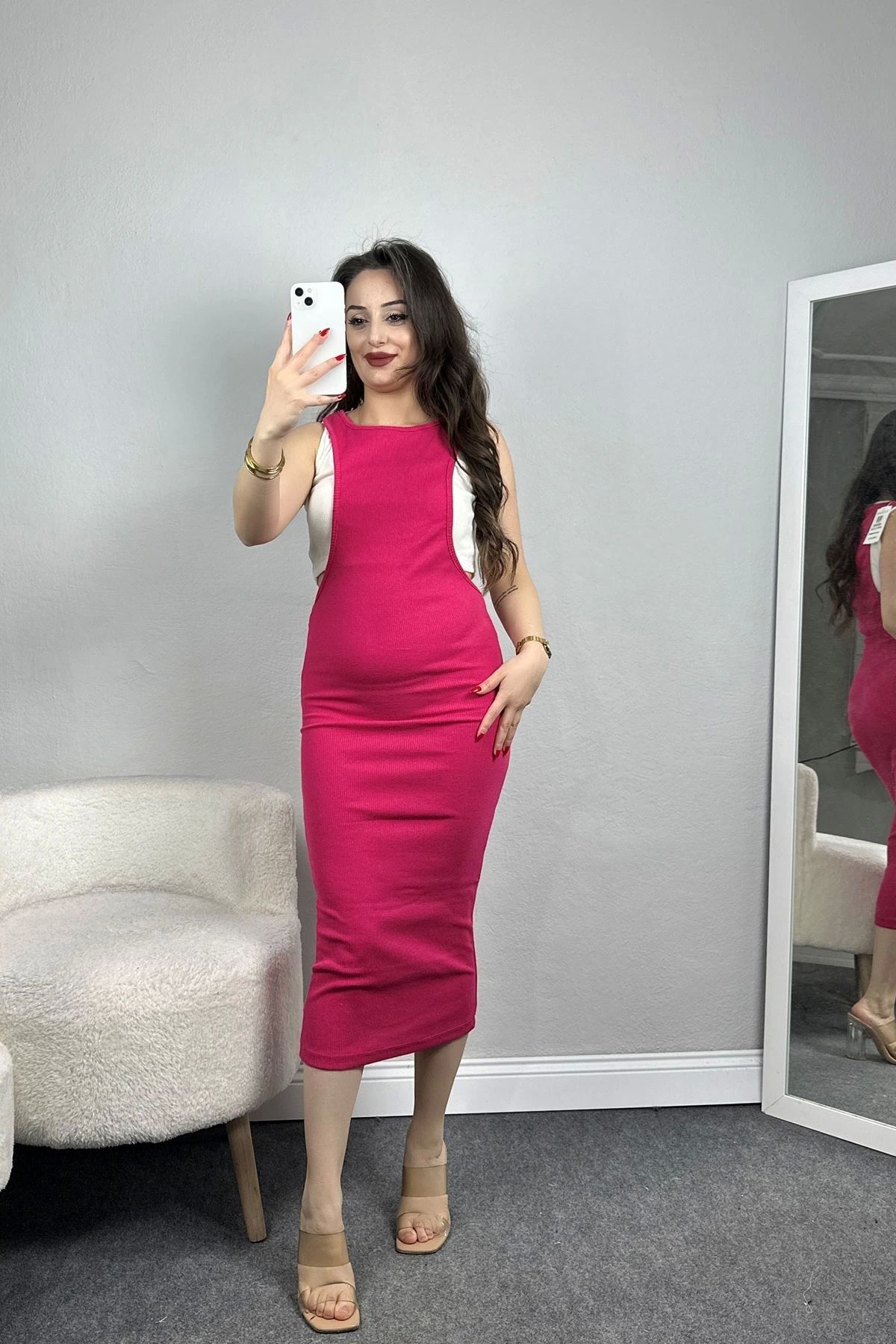 OurStyles Atletli Kaşkorse Elbise Siyah - 40970.1748.
