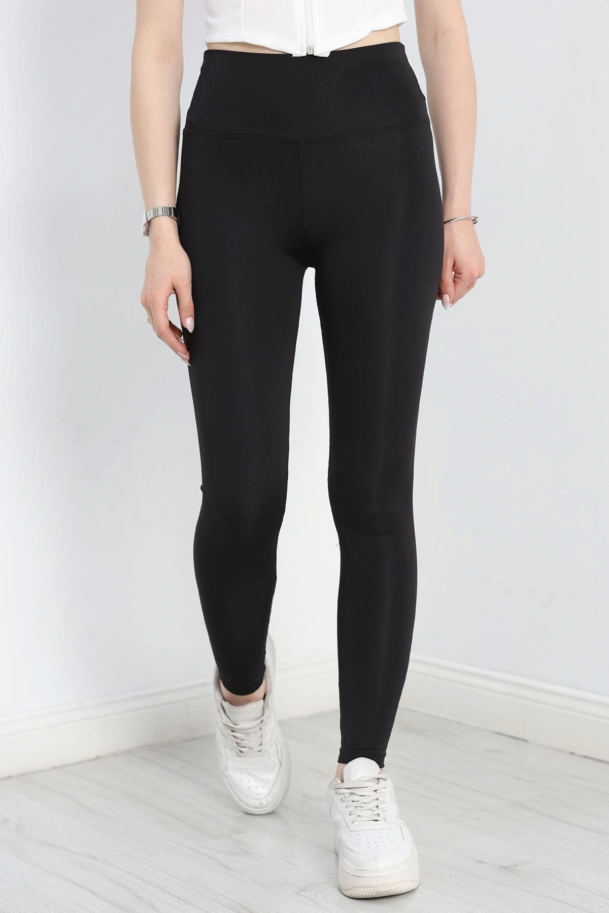 OurStyles Yüksek Bel Toparlayıcı Tayt Siyah - 40594.1972.