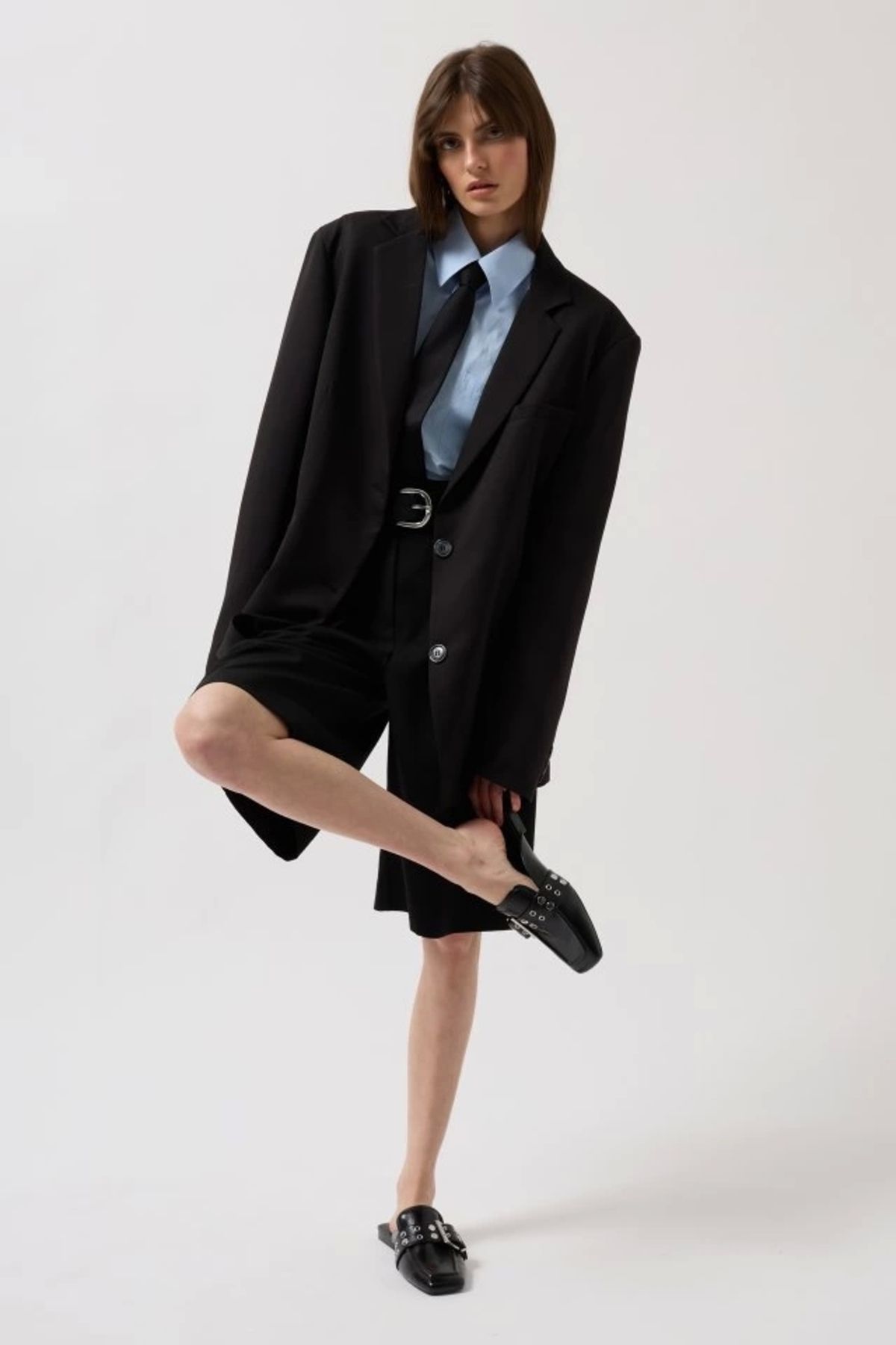Kaplan Basic Oversize Ceket