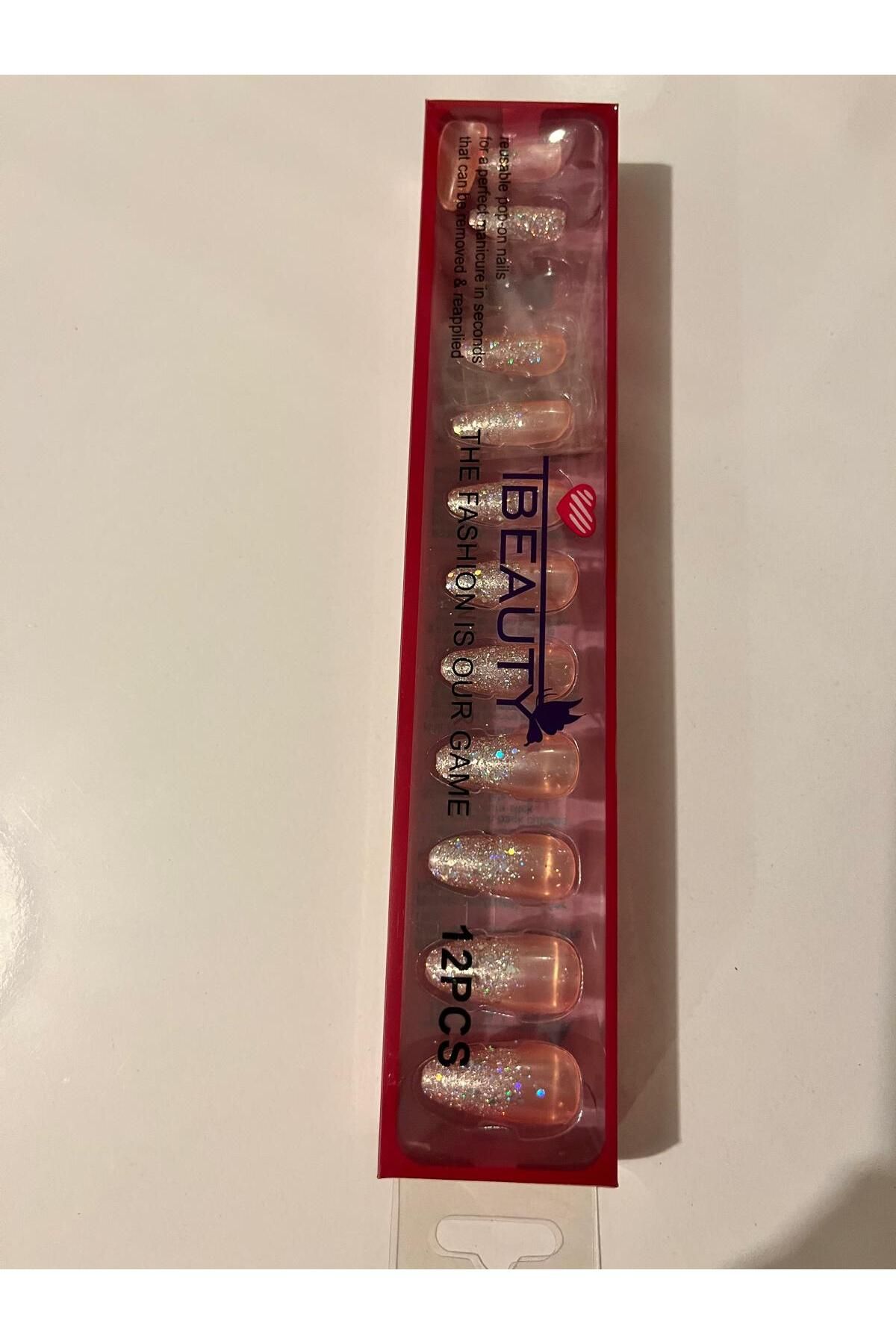 Tbeauty KENDİNDEN YAPIŞKANLI SİMLİ TAKMA TIRNAK