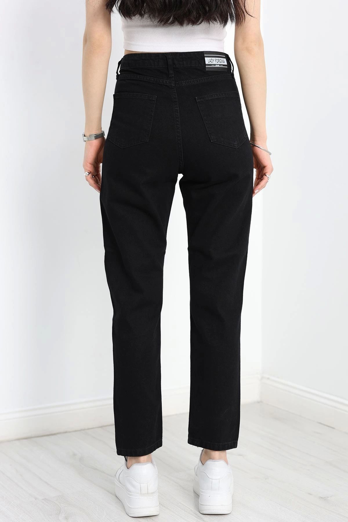 OurStyles Paça Lazerli Kot Pantolon Siyah - 30583.01975.