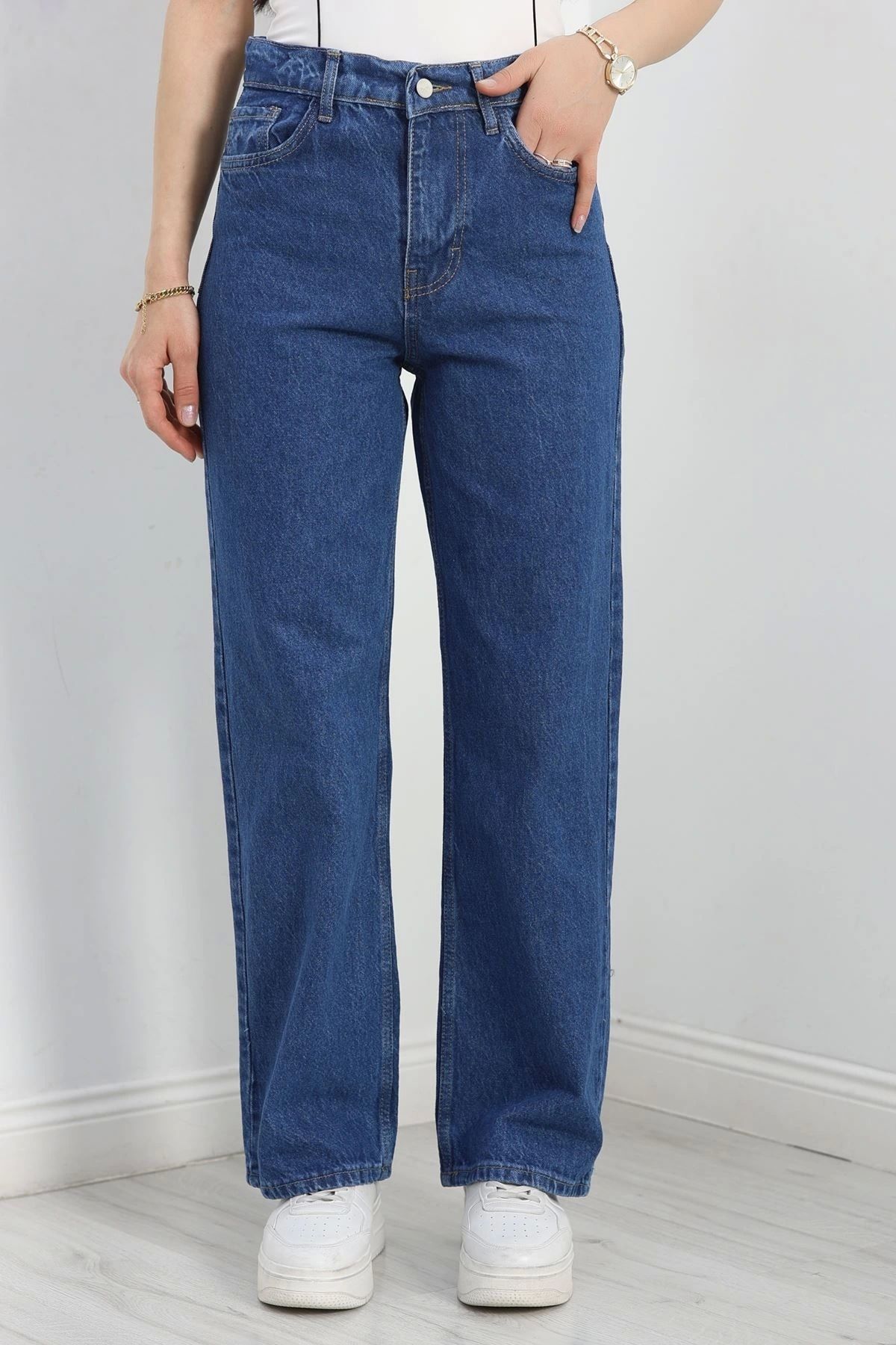OurStyles Palazzo Kot Pantolon Buzmavi - 40471.925.
