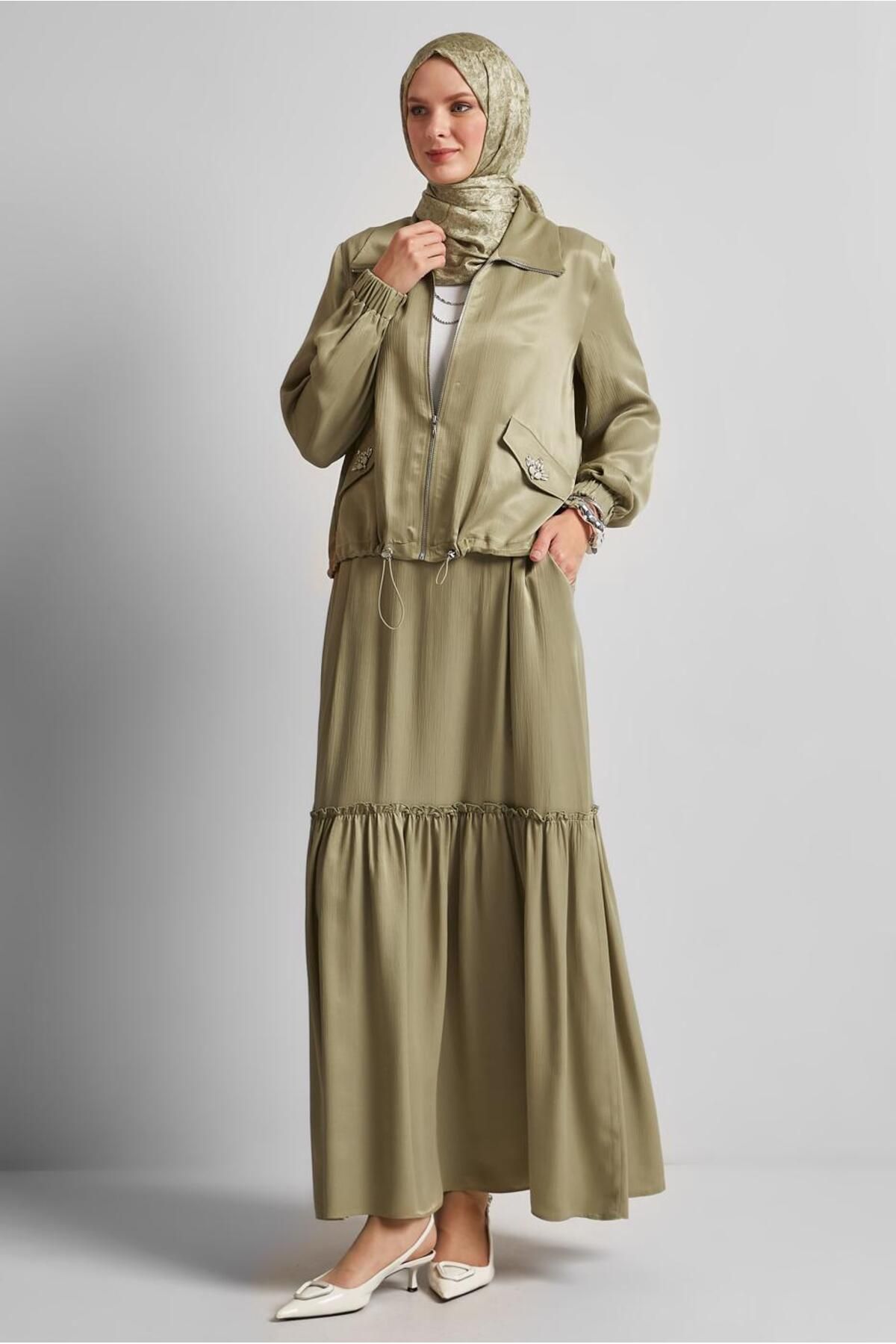 Alvina ETEKLİ SATEN TAKIM 45378