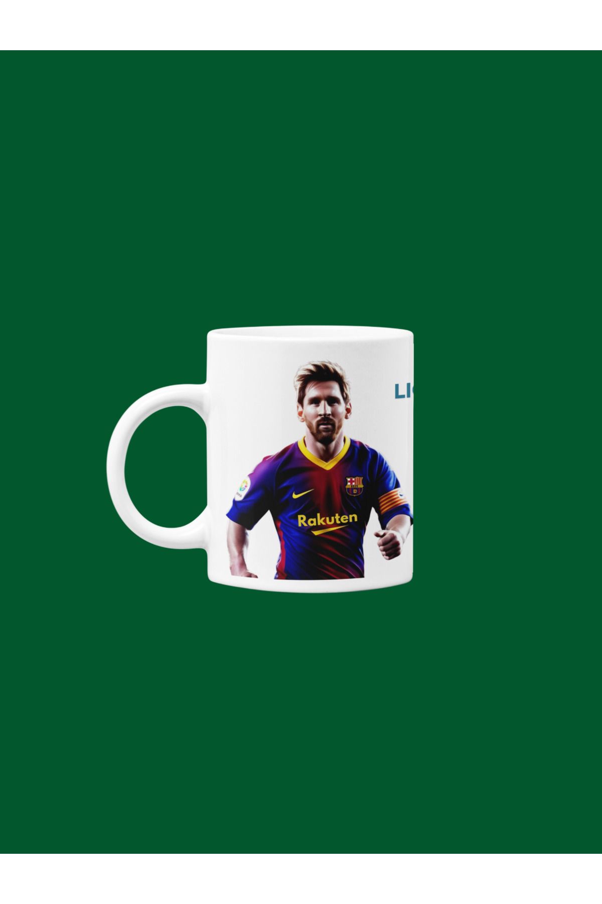 Crocodile Design Studio Futbol Yıldızı Messi Baskılı Kupa