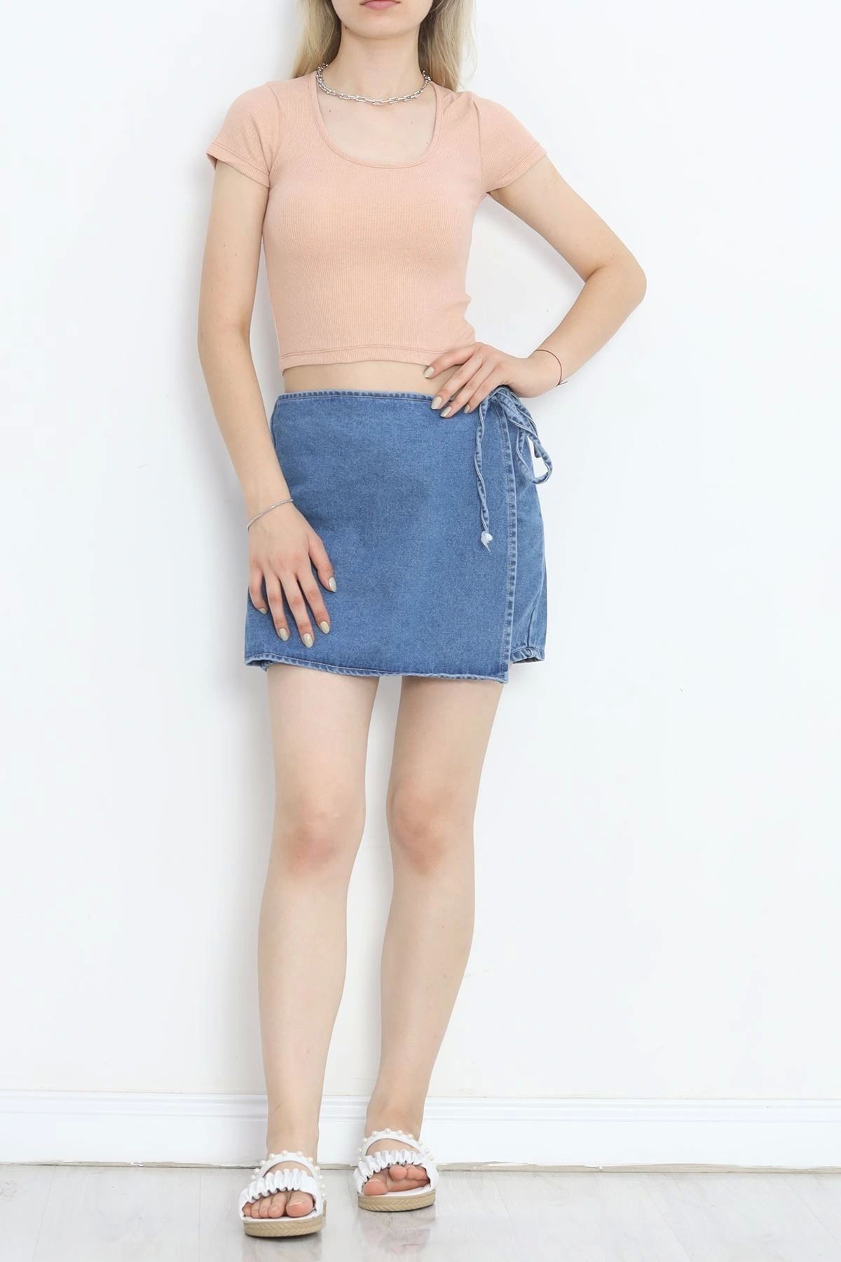 OurStyles Geniş Yaka Body Açıkpembe - 18767.1723.