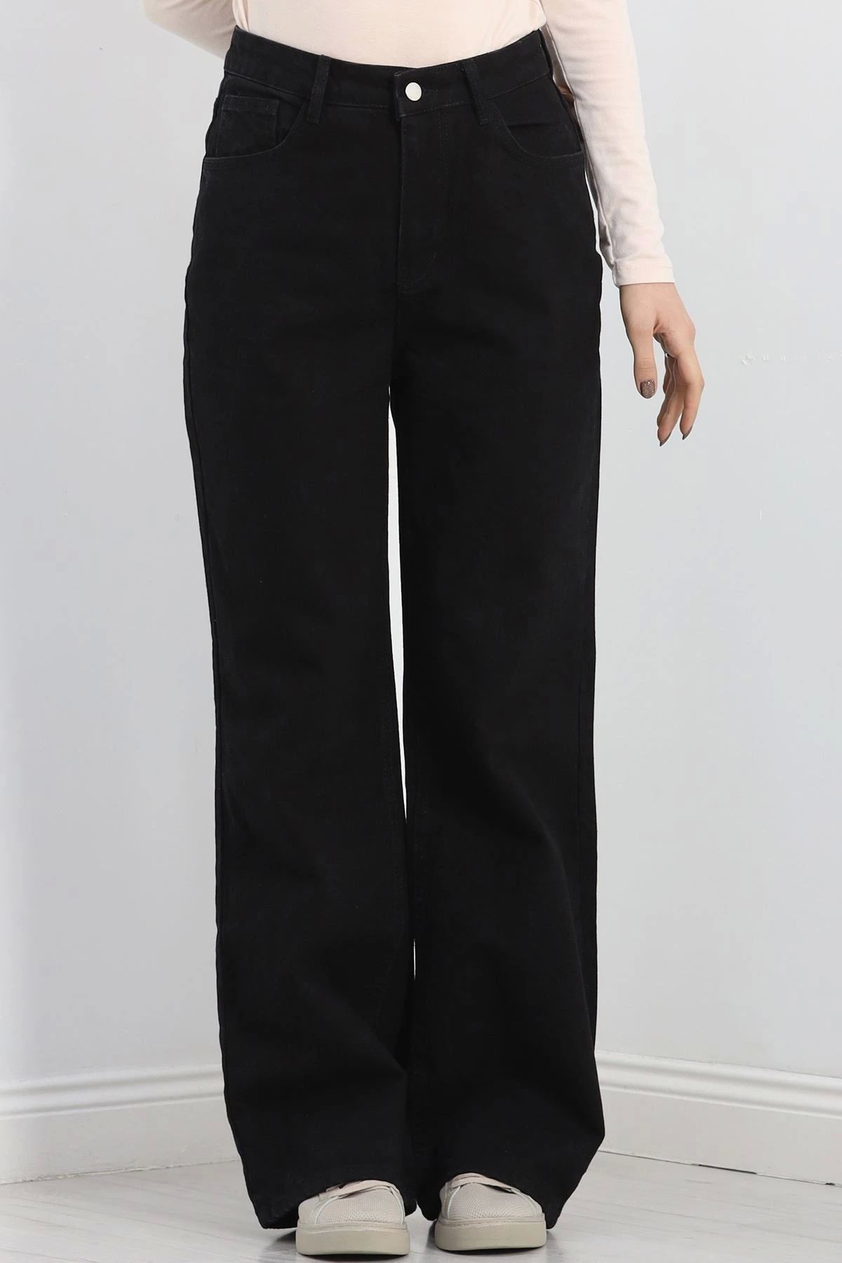 OurStyles Palazzo Kot Pantolon Siyah - 19507.1904.