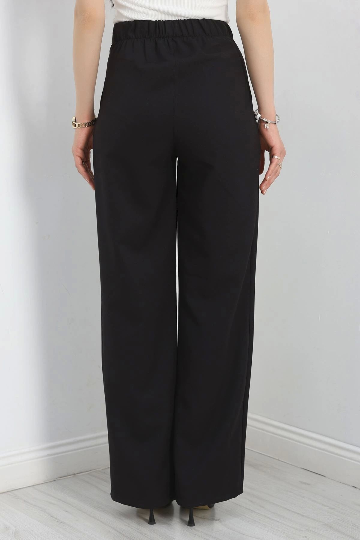 OurStyles Tokalı Double Kumaş Pantolon Bordo - 40318.1918.
