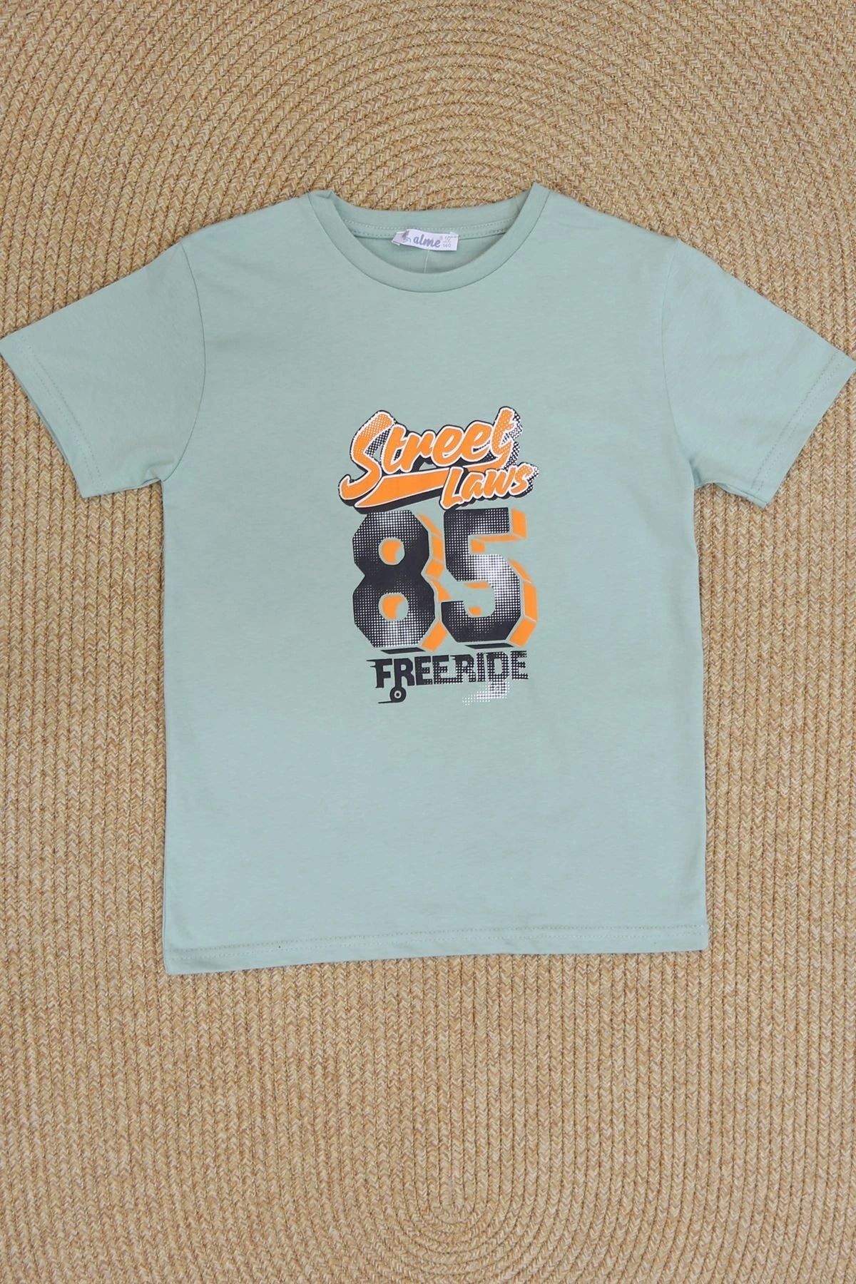 OurStyles 10-13 Yaş Çocuk Tişört Beyaz - 3250219.1576.
